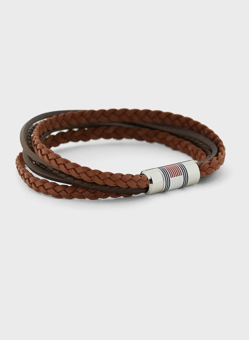 TOMMY HILFIGER Braided Multilayer Bracelet