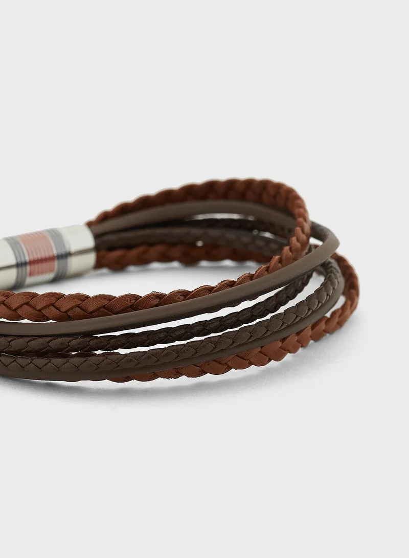 TOMMY HILFIGER Braided Multilayer Bracelet