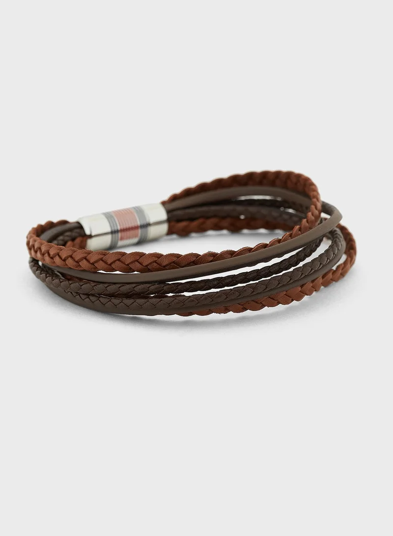 TOMMY HILFIGER Braided Multilayer Bracelet