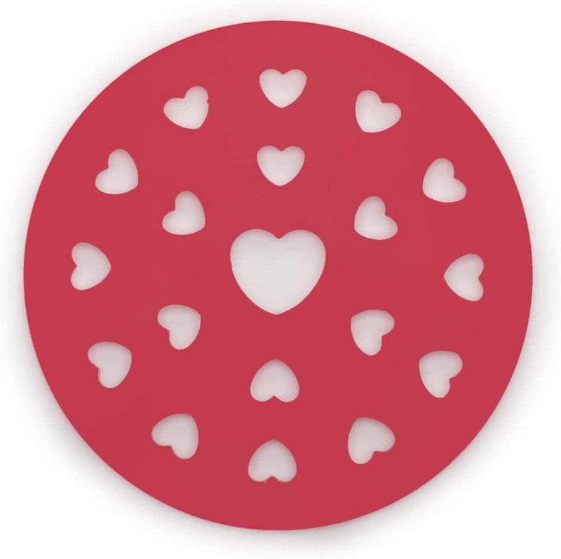 Fox Run Fox Run Heart Pie Top Cutter  Plastic  Red 9.75 x 9.75 x 0.5 inches  - Image 1