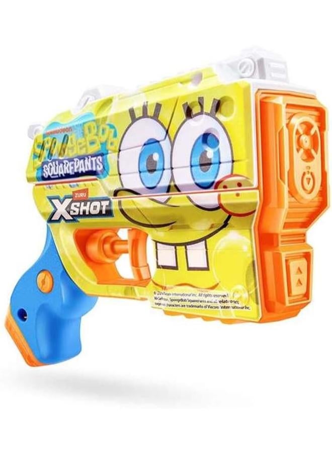 ZURU-XSHOT WATER-FAST FILL SKINS-SERIES 1-SPONGEBOB JR - Image 1