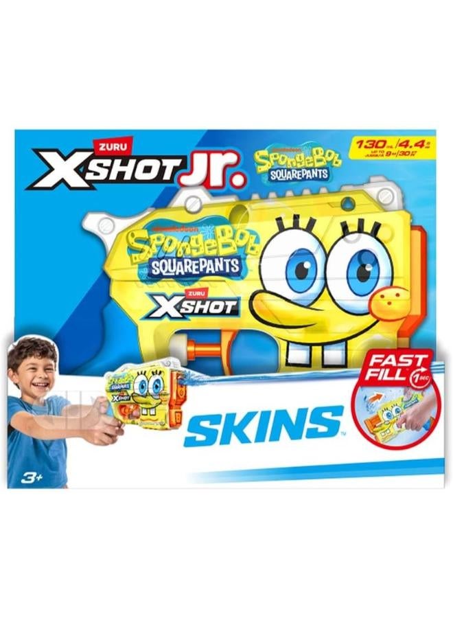 ZURU-XSHOT WATER-FAST FILL SKINS-SERIES 1-SPONGEBOB JR - Image 2