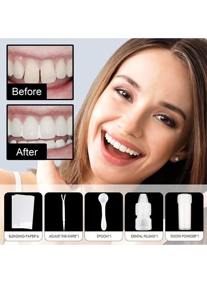 Jaysuing Moldable False Teeth Kit, Reusable/Temporary Molded/Denture Replacement, Used To Fill Missing Broken Teeth, Quickly Restore Confident Smile, Tooth Filling Repair Kit  - Image 3