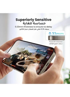كايسلز واقي شاشة نانو (ضد البصمة) لهاتف ايفون 15 بلس (iPhone 15 Plus)  من Caisles حماية كاملة ضد السقوط والخدش  - Image 4