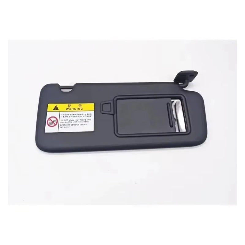 Car Sun Visors: Black Sun Visor With Mirror - Auto Sun Visor for Vehicle Interior Use - Image 1