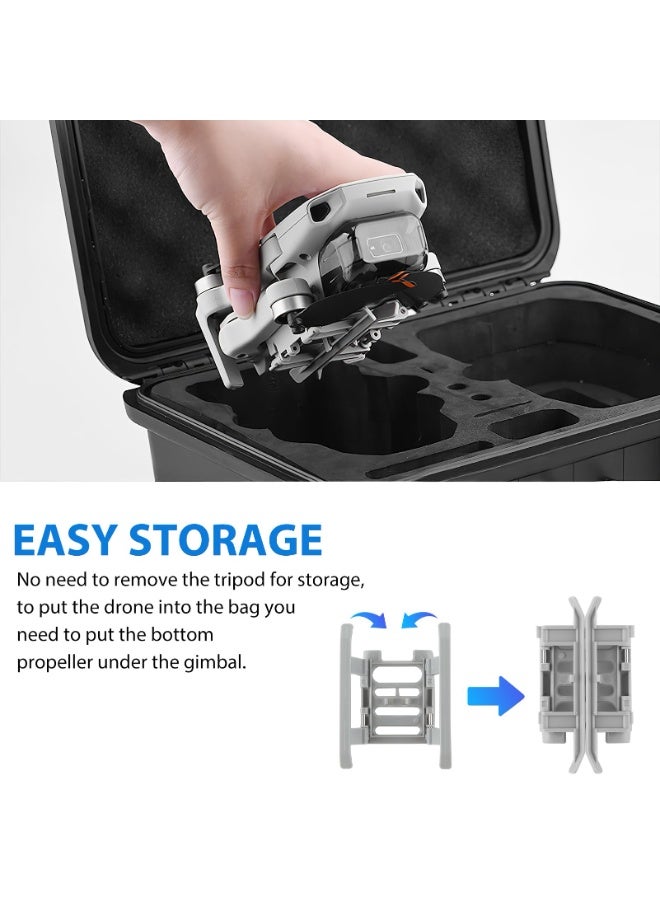 الهبوط معدات امتدادات الساق لـ DJI ميني 4K / ميني 2 SE قابلة للطي طائرة بدون طيار حامل المروحة الحراس الإفراج السريع ارتفاع امتداد الساق لـ ميني 2 / ميني SE / Mavic ميني طائرة بدون طيار ملحقات - Image 5