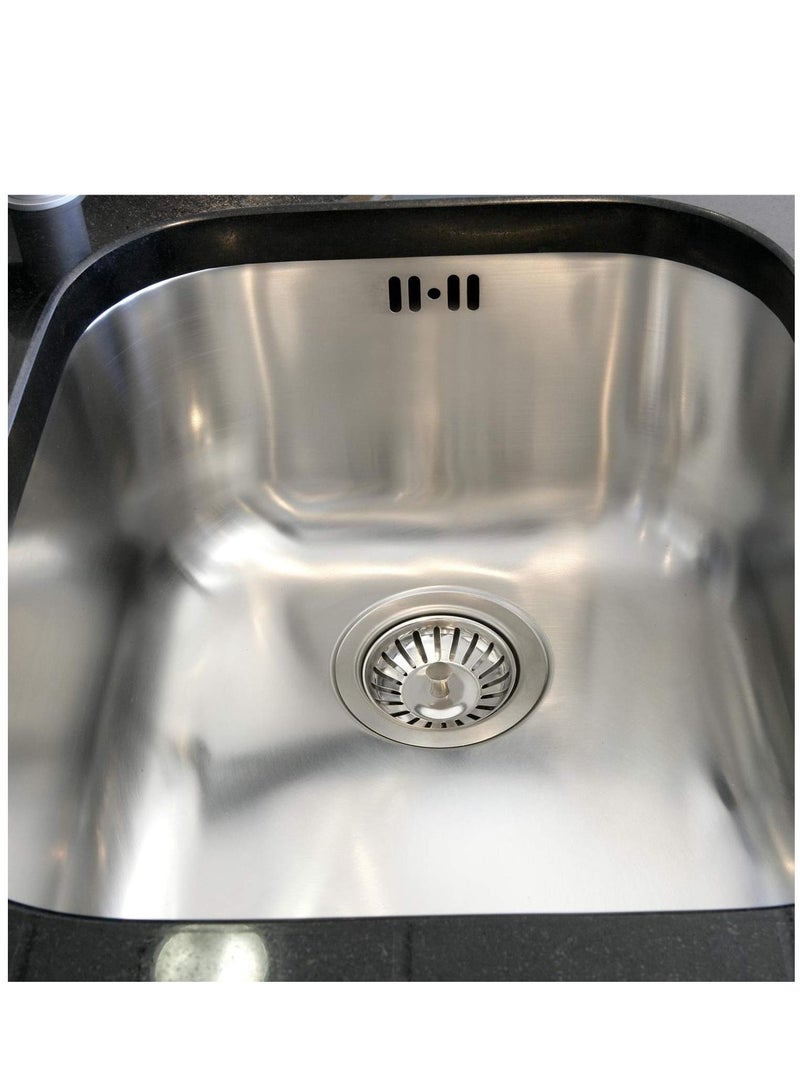 KASTWAVE Kitchen Sink Strainer Plug 2pcs 80mm Stainless Steel Kitchen Sink Strainer Plugs Dual Function Basket Strainer  - Image 2