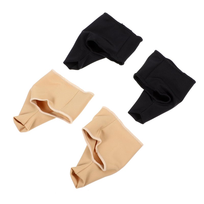 2 Pairs Skin Tone Bunion Straightener Toe Separator 10X7cm Lightweight Breathable For Foot Alignment - Image 2