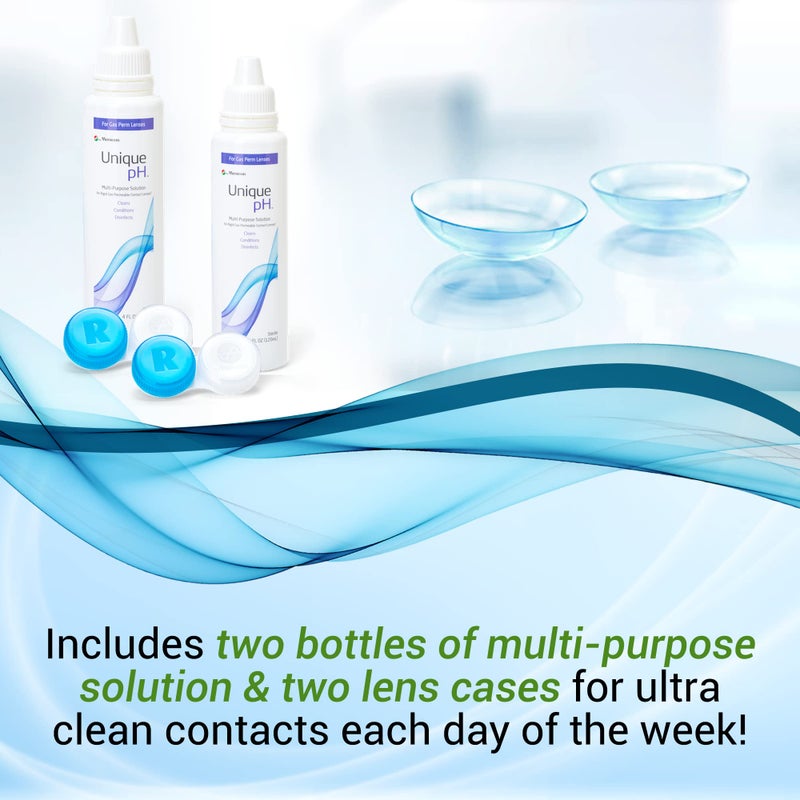 Menicon Menicon Unique pH Multi-Purpose Solution + RGP Lens Case, 4 Fl Oz (Pack of 2)  - Image 4