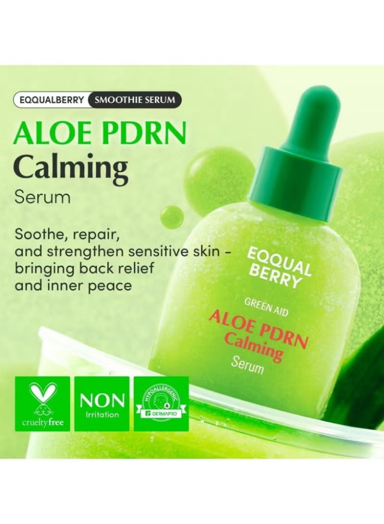 Eqqualberry Aloe PDRN Calming Serum – Soothing Hydration, Redness Relief & Barrier Support for Sensitive Skin - Image 4