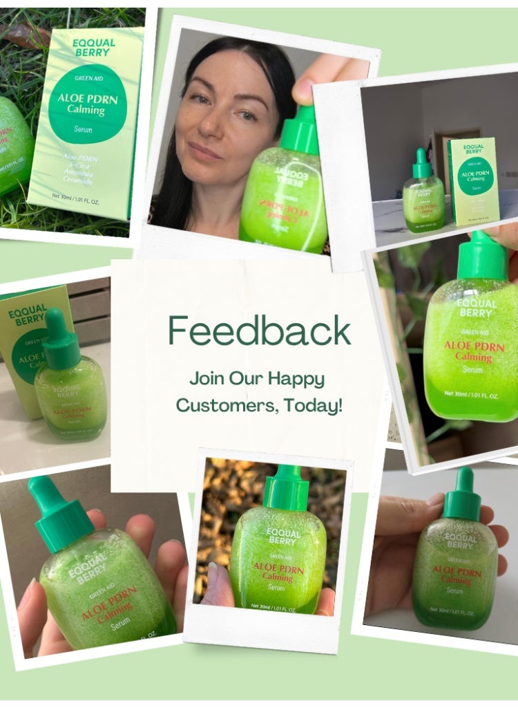 Eqqualberry Aloe PDRN Calming Serum – Soothing Hydration, Redness Relief & Barrier Support for Sensitive Skin - Image 3