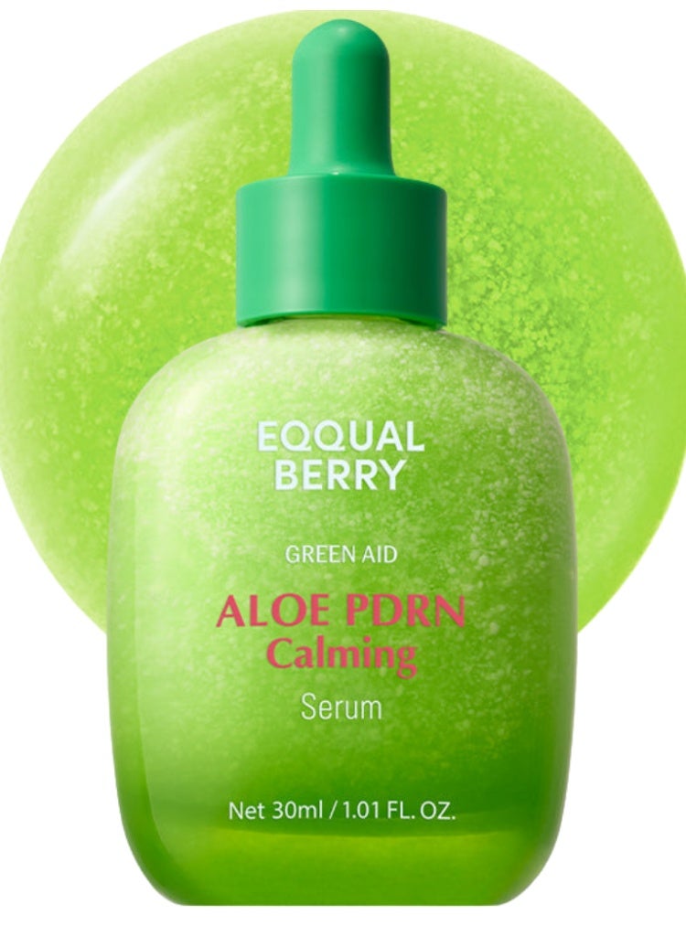 Eqqualberry Aloe PDRN Calming Serum – Soothing Hydration, Redness Relief & Barrier Support for Sensitive Skin - Image 1