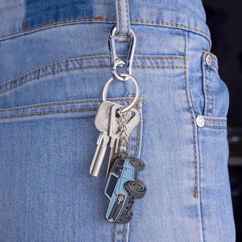 SINLAKUA for Bronco Keychain 4 door key chain Fob Cover Cool Mods Key Chain Sport Accessories compatible with Ford Bronco 2021 2022 2023(Cactus Gray) - Image 4