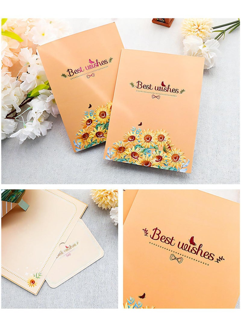 Fancy Elegant Flower Design 3D Pop-Up Card, Greeting Card for Mother's Day Gift,  Gift, Eid, Birthday, Wedding, Sturdy and Solid Cardstock Gift Card with Envelope and Thank You Card - pzsku/Z559A6058BE649A237786Z/45/_/1719204645/b4f9404e-3ba1-4269-b066-a57e03addbbf