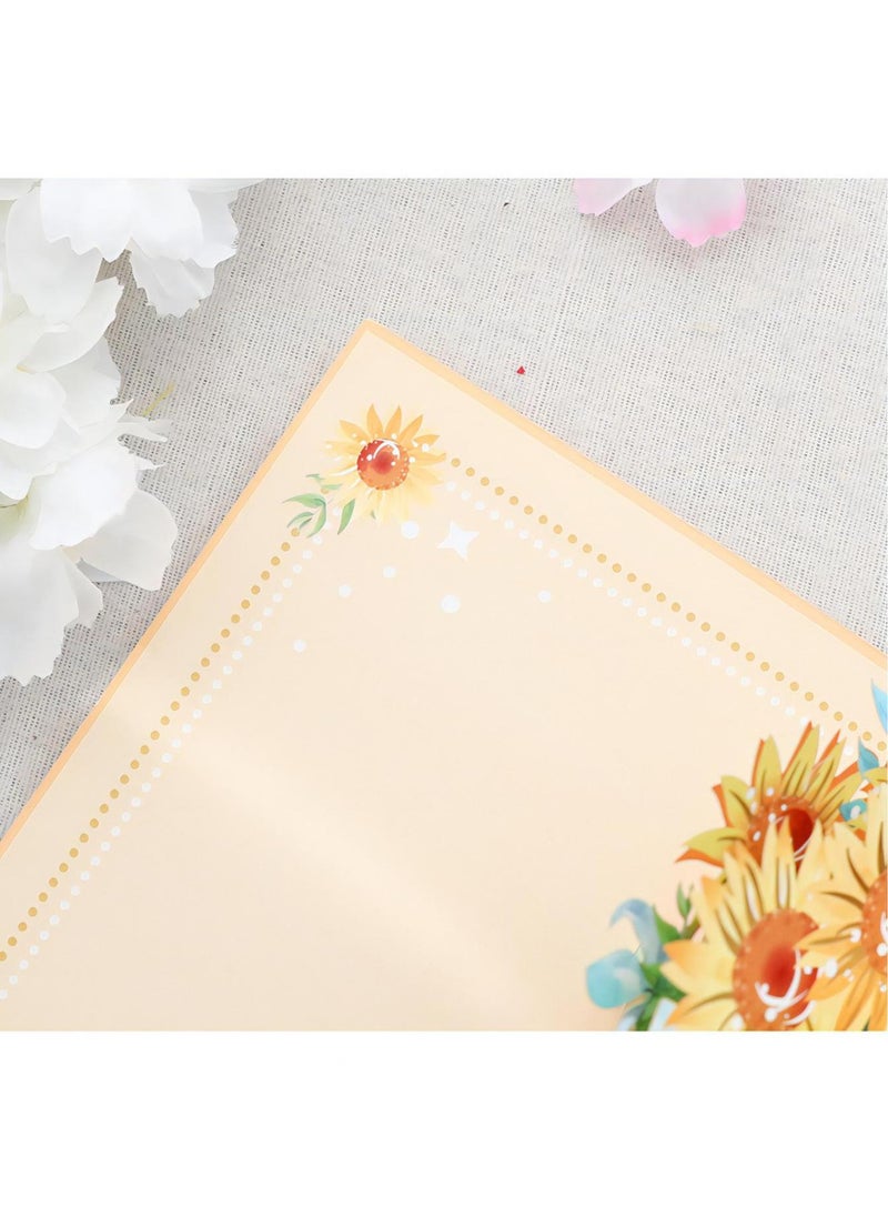 Fancy Elegant Flower Design 3D Pop-Up Card, Greeting Card for Mother's Day Gift,  Gift, Eid, Birthday, Wedding, Sturdy and Solid Cardstock Gift Card with Envelope and Thank You Card - pzsku/Z559A6058BE649A237786Z/45/_/1719205251/7ca286ef-9cca-4477-bf68-0f40904eb17f