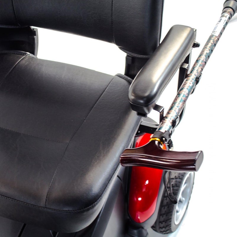 Challenger Mobility Cane Holder Clips 1 Pair (2 Pcs) for Most Mobility Scooter, Removable Arm Pads, Armrest Mount - Image 4