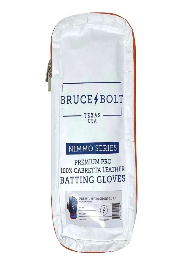 BRUCE BOLT Nimmo Series Short Cuff Blue Batting Glove - Blue XXLarge - Image 5