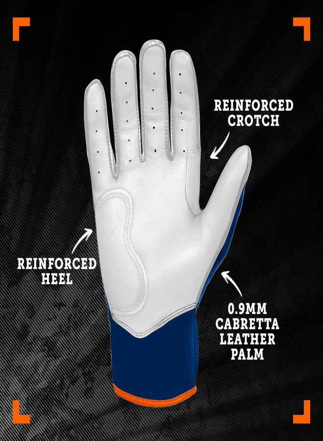 BRUCE BOLT Nimmo Series Short Cuff Blue Batting Glove - Blue XXLarge - Image 3