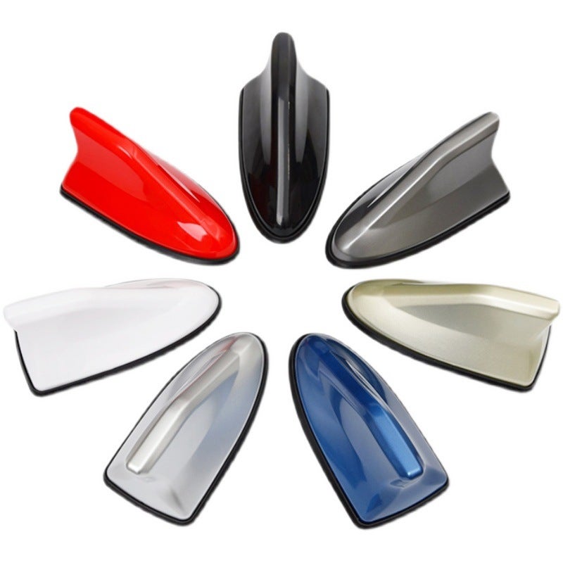 Car shark fin antenna with signal radio special antenna roof decoration tail antenna modification without punching White [boxed] - Image 2