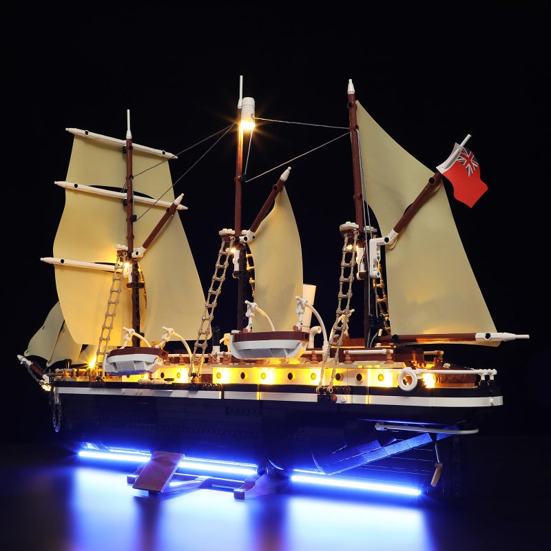 BRIKSMAX 20 Light Kit for The Endurance Ship Innovative LED Lighting Kit Compatible with Lego Icons 10335 - Image 3