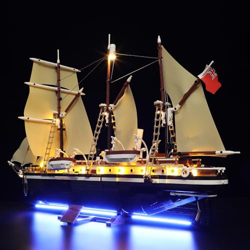 BRIKSMAX 20 Light Kit for The Endurance Ship Innovative LED Lighting Kit Compatible with Lego Icons 10335 - Image 1