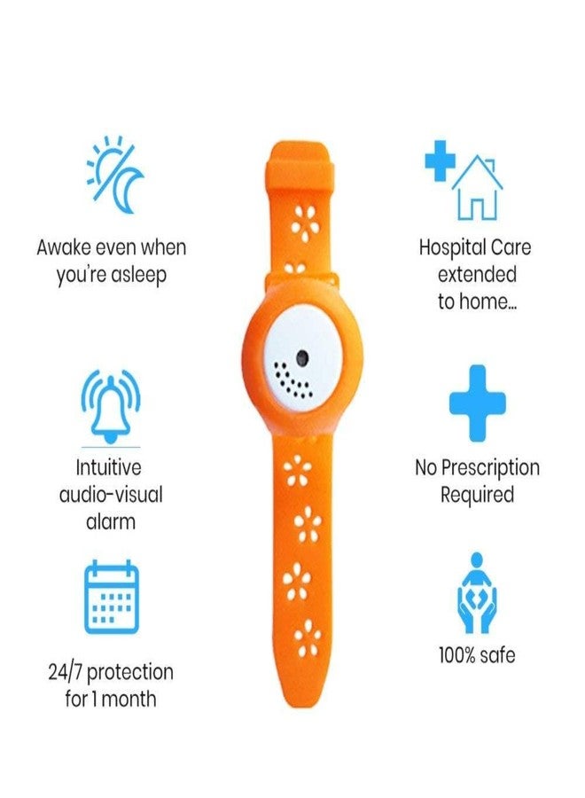 BEMPU TempWatch Non-Rechargeable Baby Hypothermia Alert Bracelet, 24/7 Wearable Thermometer for Newborns & Preemies, Cold Temperature Alarm, 30-Day Life, Medical-Grade - Image 2
