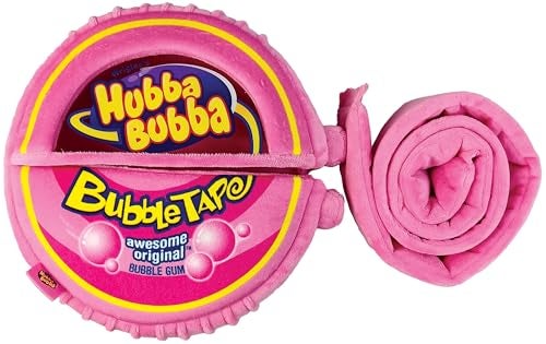 iscream Hubba Bubba Bubble Gum Tape Package 11" x 11.5" Pillow Set with Bubble Gum Strip Pillows - Image 3