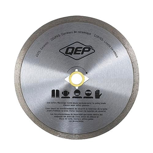 QEP 7" Continuous Rim Diamond Blade - For Wet Cutting of Ceramic Tile - Image 2