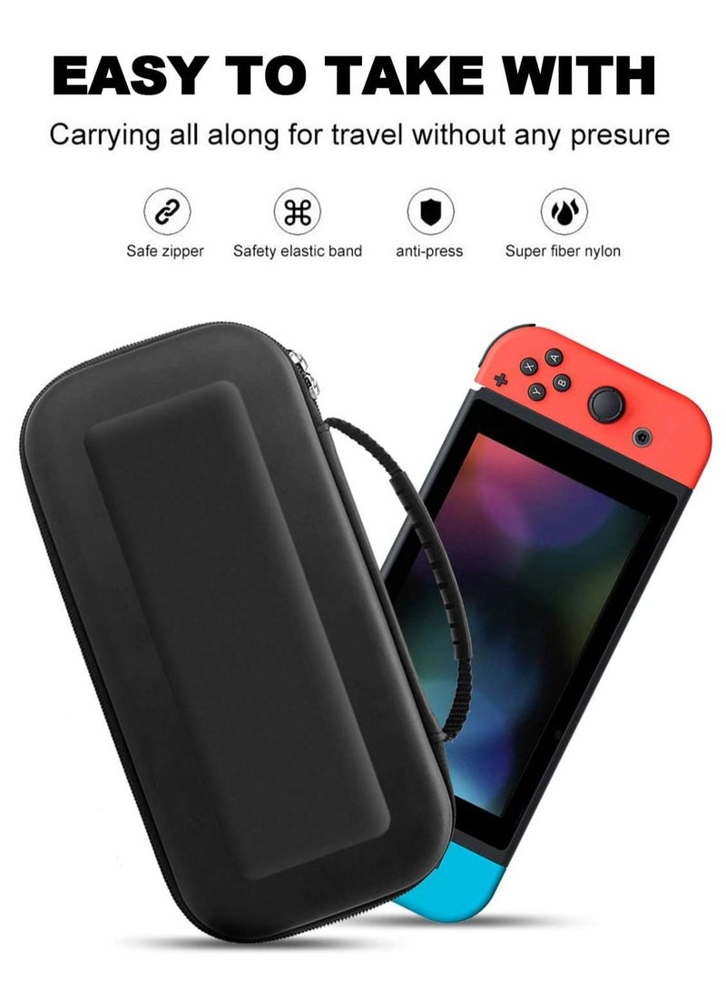 Game Carrying Case Hard Shell Travel Carrying Box Case for Nintendo Switch with 10 Game Cards Holders Portable Pouch for Nintendo Switch Console & Accessories - Image 2