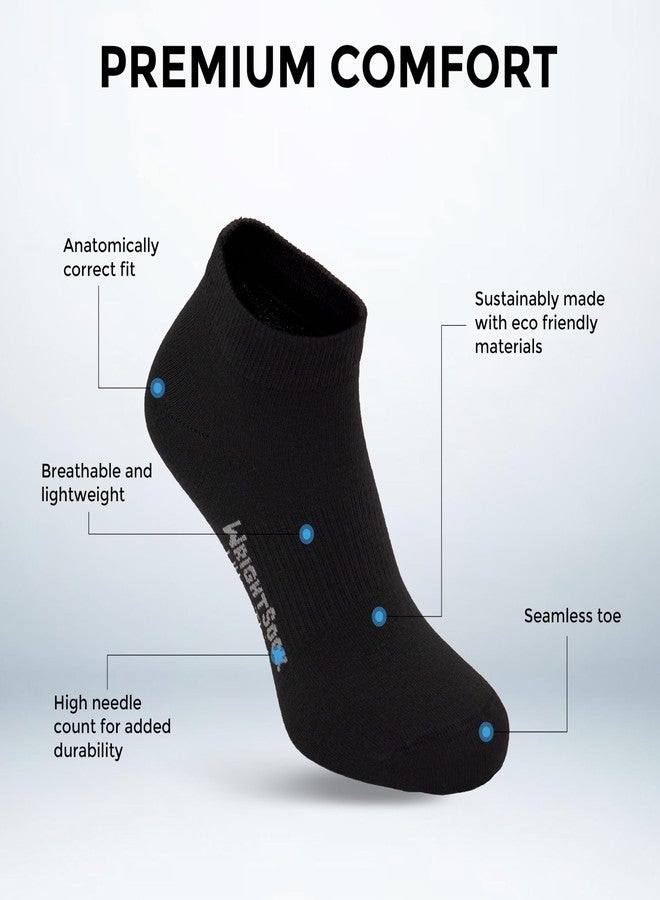 Wrightsock Ultra Thin Lo Quarter Running Socks for Men and Women - Cushioned, Eco-Friendly and Anti Blister Socks with our Contoured Foot Design - American Made with Moisture Regulation - Image 3
