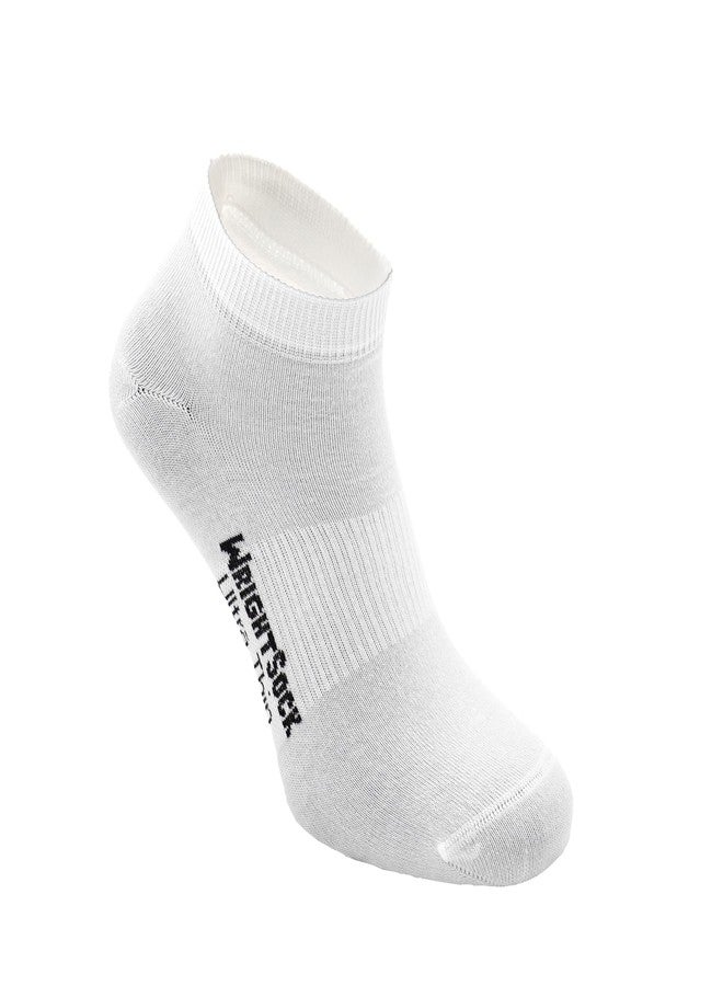 Wrightsock Ultra Thin Lo Quarter Running Socks for Men and Women - Cushioned, Eco-Friendly and Anti Blister Socks with our Contoured Foot Design - American Made with Moisture Regulation - Image 1