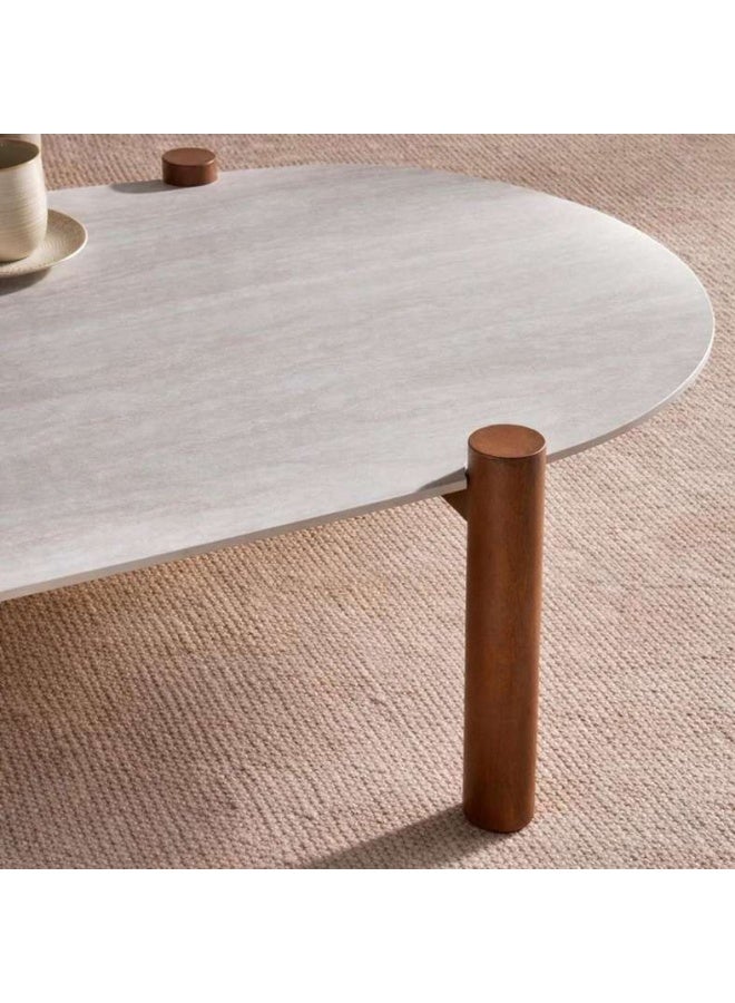 Pan Home Cream Outdoor Coffee Table - Image 5