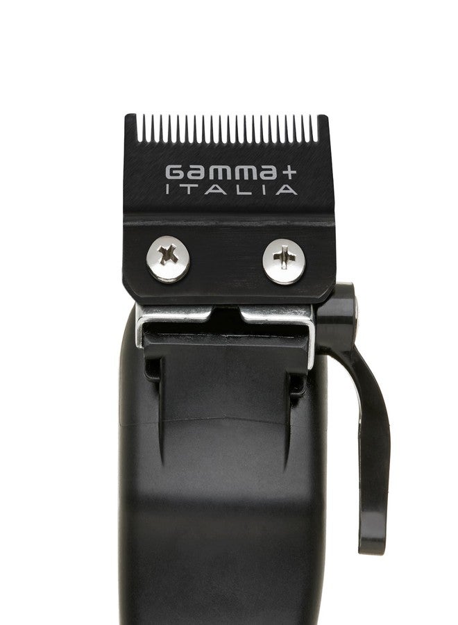 GAMMA+ Replacement Fixed Black Diamond Carbon DLC Fade Hair Clipper Blade with Shallow Tooth 2.0 Cutter Set - Image 4