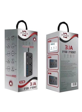 تمديد مقبس الطاقة TB-T09 مع 6 منافذ USB - pzsku/Z559AD3531FF0FCDBBBF9Z/45/_/1631544553/976e70b8-ede1-447d-ae19-60ff36967b2e