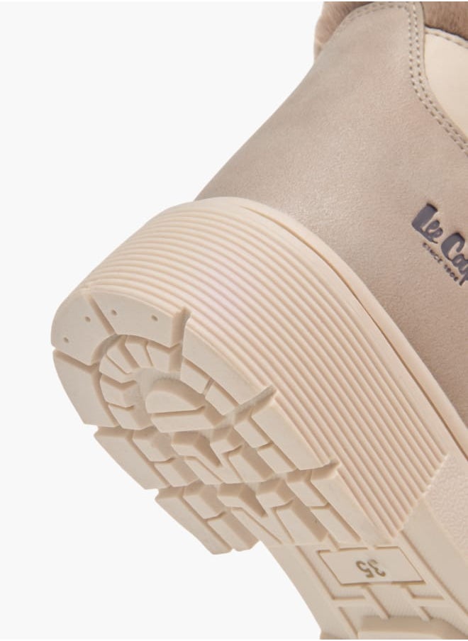 Lee Cooper Girls Panelled Ankle Boots With Zip Closure  - Image 5