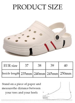 DUNISO Sandals for Men and Women Fashion Quick Drying Slide Sandal with Non-slip Soles Thick Sole Beach Slipper Breathable Slip-on Sandal Men's House Flat Slipper for Indoor & Outdoor  - Image 2