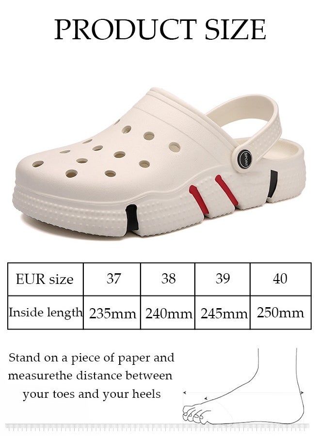 DUNISO Sandals for Men and Women Fashion Quick Drying Slide Sandal with Non-slip Soles Thick Sole Beach Slipper Breathable Slip-on Sandal Men's House Flat Slipper for Indoor & Outdoor  - Image 2