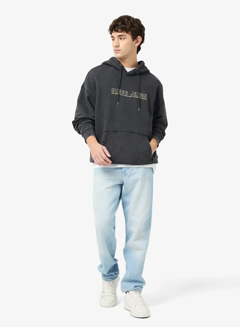 Guess Jeans  Logo Hoodie for Men | Best Price UAE