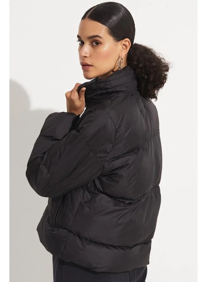 JUNE June Women Coat Black
