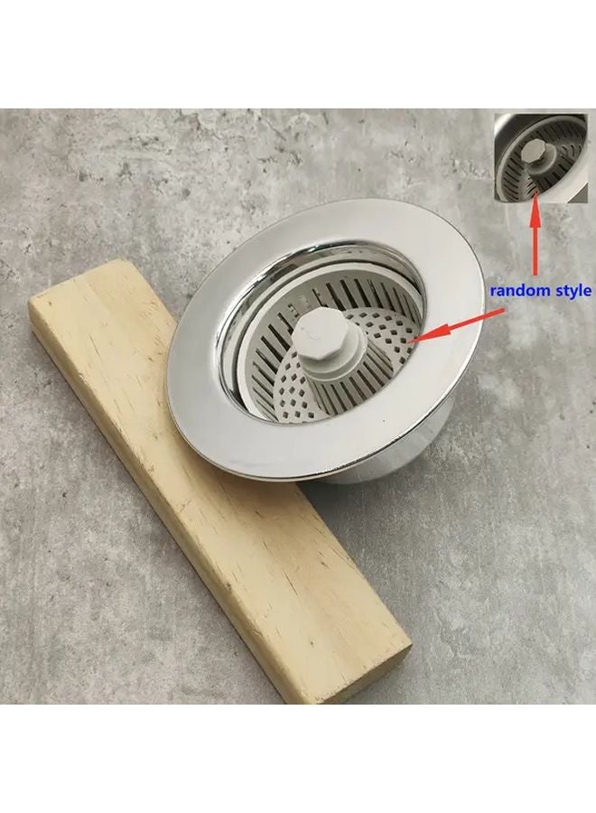 ABS Kitchen Sink Bounce Drain Stopper Filter 2 Pcs Anti Clog Valve - Image 1