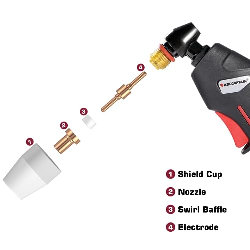 ARCCAPTAIN 110PCS PT31 Plasma Cutting Consumables Fit CUT-45 CUT-50 CT-312 MIG205 MP with Plasma Cutter Torch PT-31 JG-40 LG-40 - Image 3