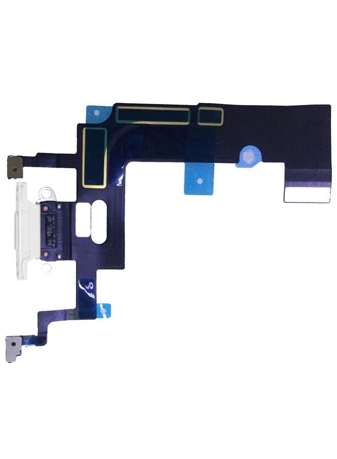 erorex For iPhone XR Charging Port Flex Cable(White) - Image 3