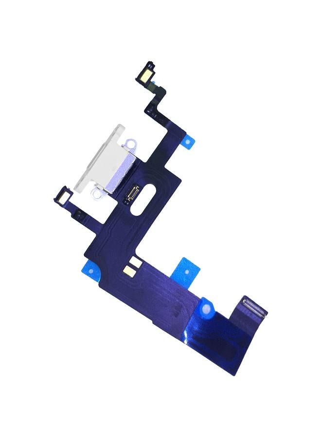 erorex For iPhone XR Charging Port Flex Cable(White) - Image 4