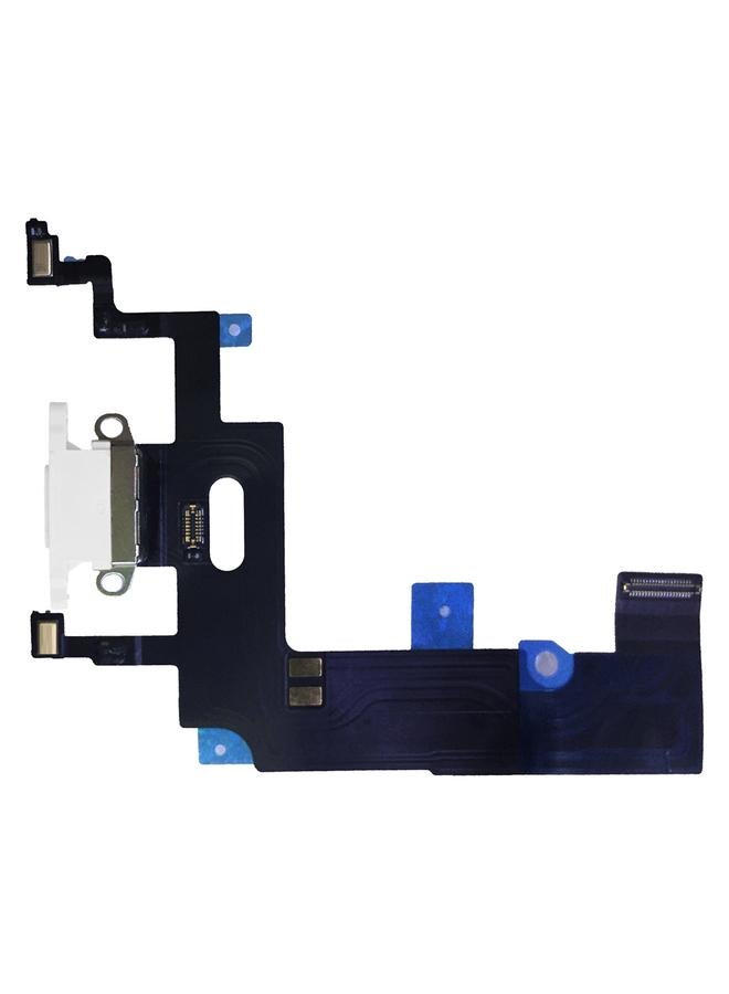 erorex For iPhone XR Charging Port Flex Cable(White) - Image 2
