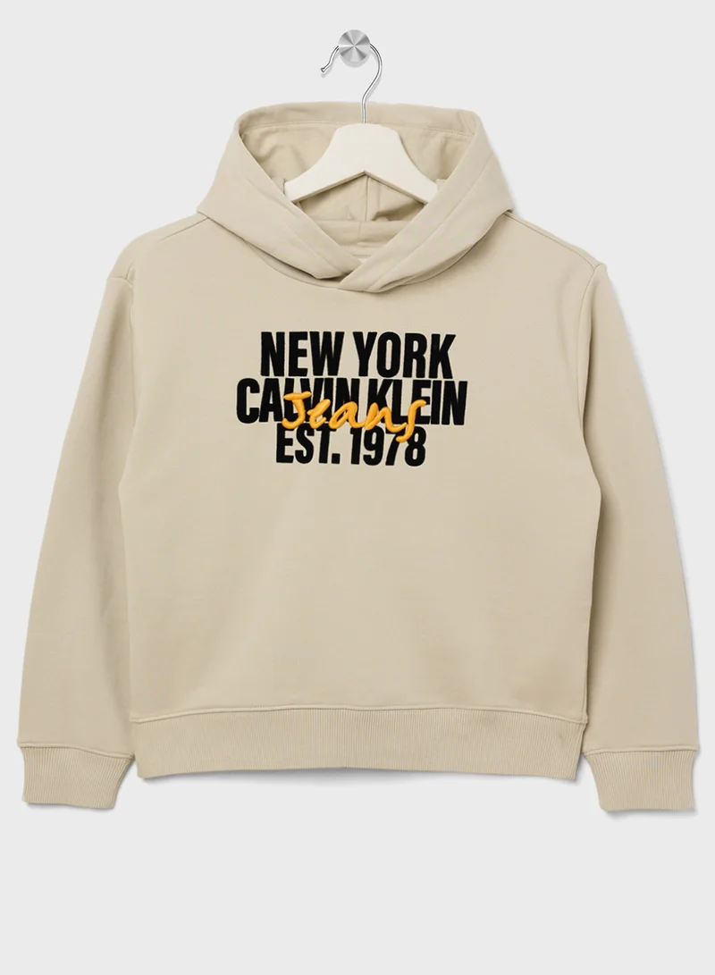 Calvin Klein Jeans Youth Graphic Hoodie