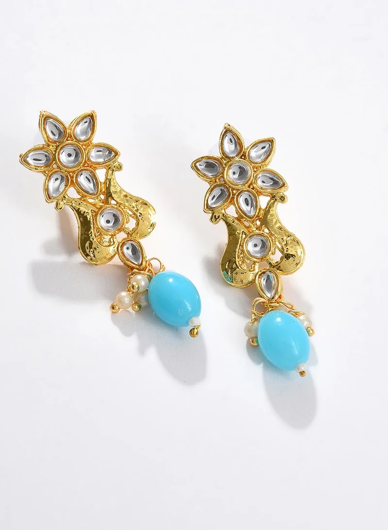 SOHI Beads-Studded Artificial Jewellery Set