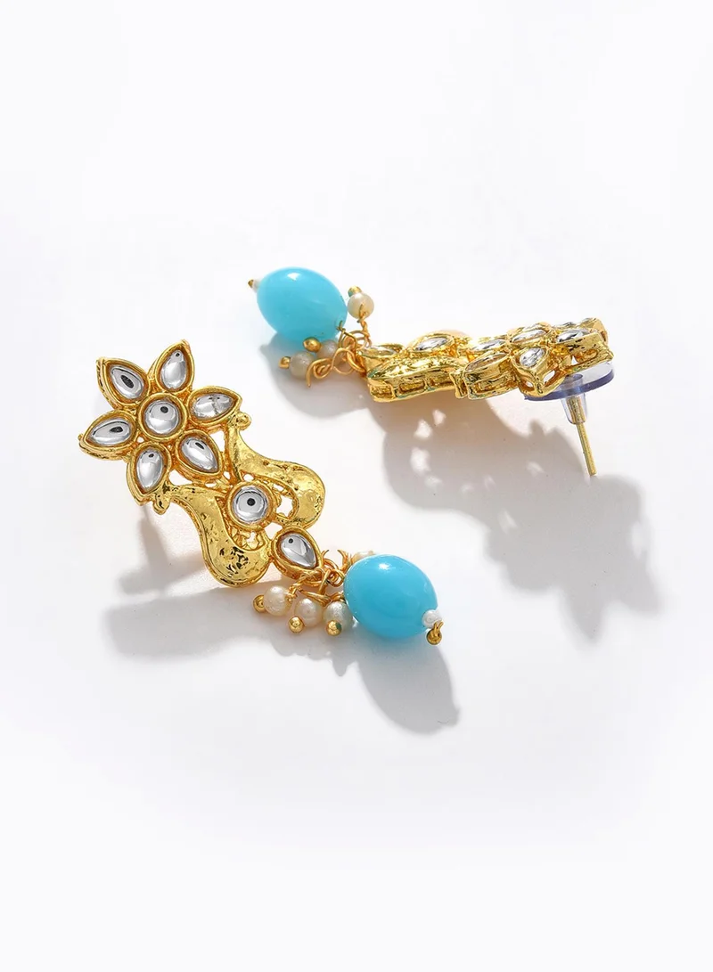 SOHI Beads-Studded Artificial Jewellery Set
