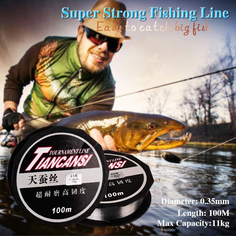 Futurekart Fishing Hooks 3# -12# Carp Single Fish Hook 500pcs and 0 .35mm 100m Super Strong Lure Fishing Thread Fishing Line Combo Set - Image 5