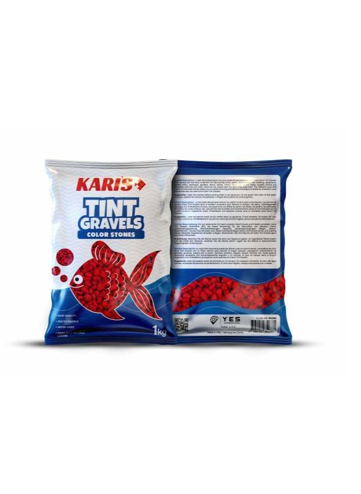Karis Colored Stones-1kg[Color - Maroon] - 2PCS