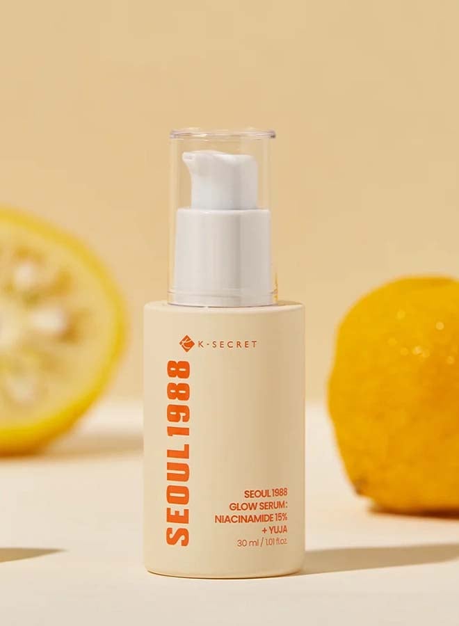 K-SECRET SEOUL 1988 GLOW SERUM : NIACINAMIDE 15% + YUJA - Image 2
